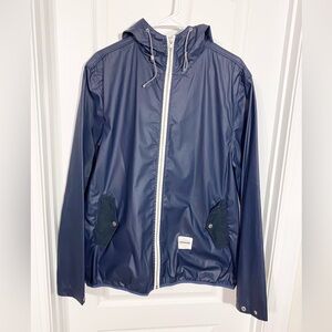 Supremebeing Hooded Windbreaker Jacket Navy Men’s Large